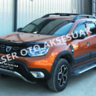 dacia duster krom plaka altı ön koruma montaj 01