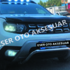 dacia duster krom plaka altı ön koruma montaj 02
