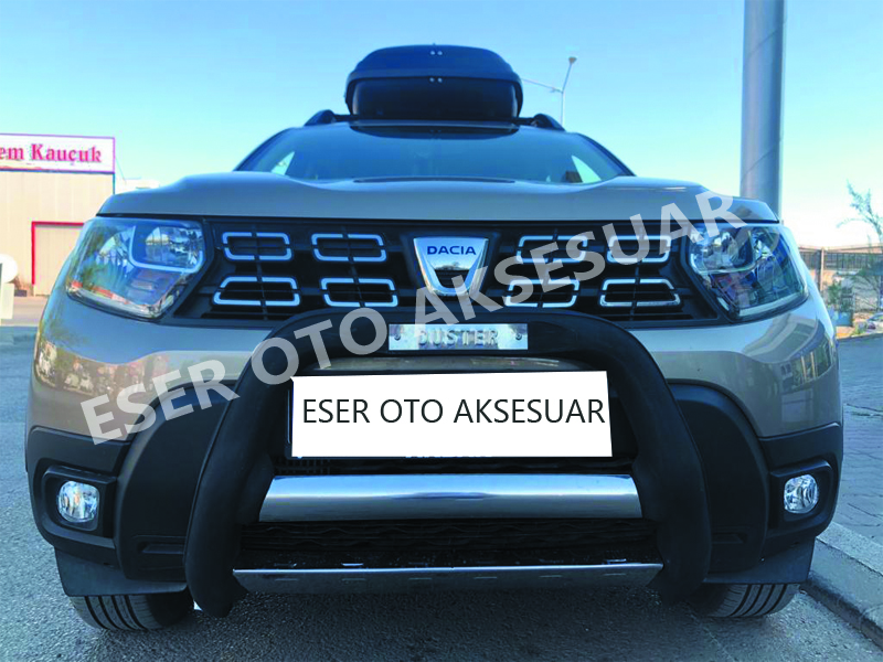 dacia duster poliüretan ön koruma montaj 01 dacia duster poliüretan ön koruma montaj 01