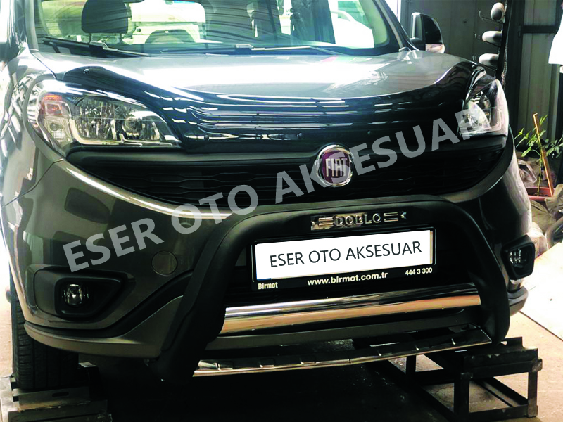 fiat doblo 2010 öncesi eski kasa poliüretan ön koruma montaj 01 fiat doblo 2010 öncesi eski kasa poliüretan ön koruma montaj 01