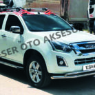 isuzu d-max 2012 sonrası krom ön bıyık montaj 01