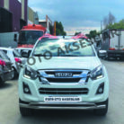 isuzu d-max 2012 sonrası krom ön bıyık montaj 02