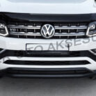 volkswagen amarok siyah krom ön bıyık montaj 01