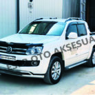 volkswagen amorok krom ön bıyık montaj 01