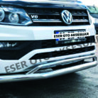 volkswagen amorok krom ön bıyık montaj 05