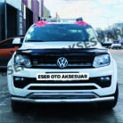 volkswagen amorok krom ön bıyık montaj 06