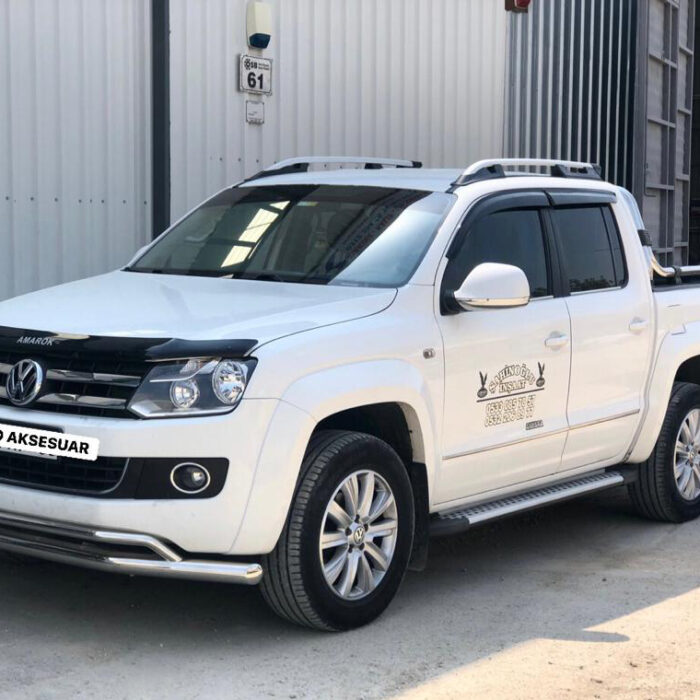 volkswagen amorok krom ön bıyık montaj 09